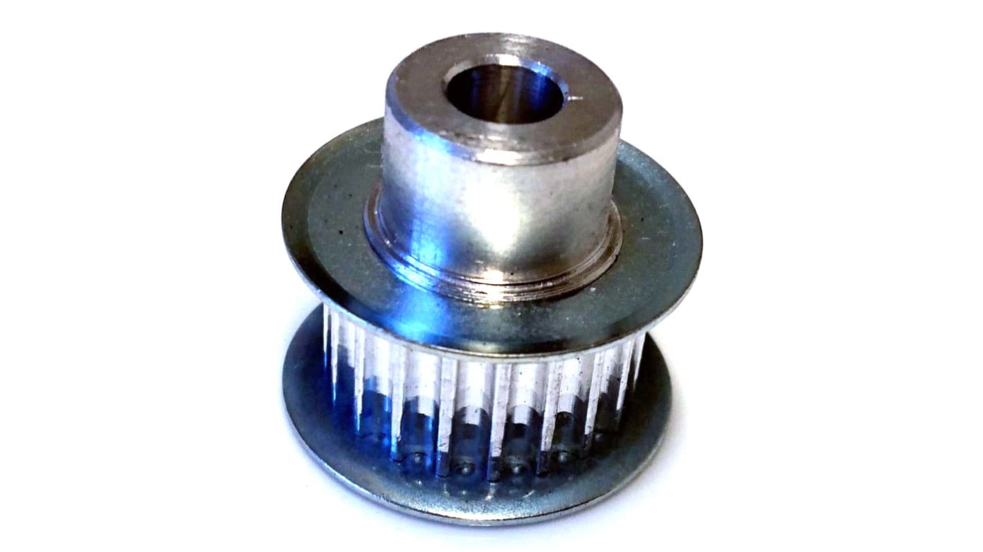 Tandremsskive, Aluminium, 72 tænder, Afstand: 3mm, passer til 15mm rembredde, huldia.: 8mm
