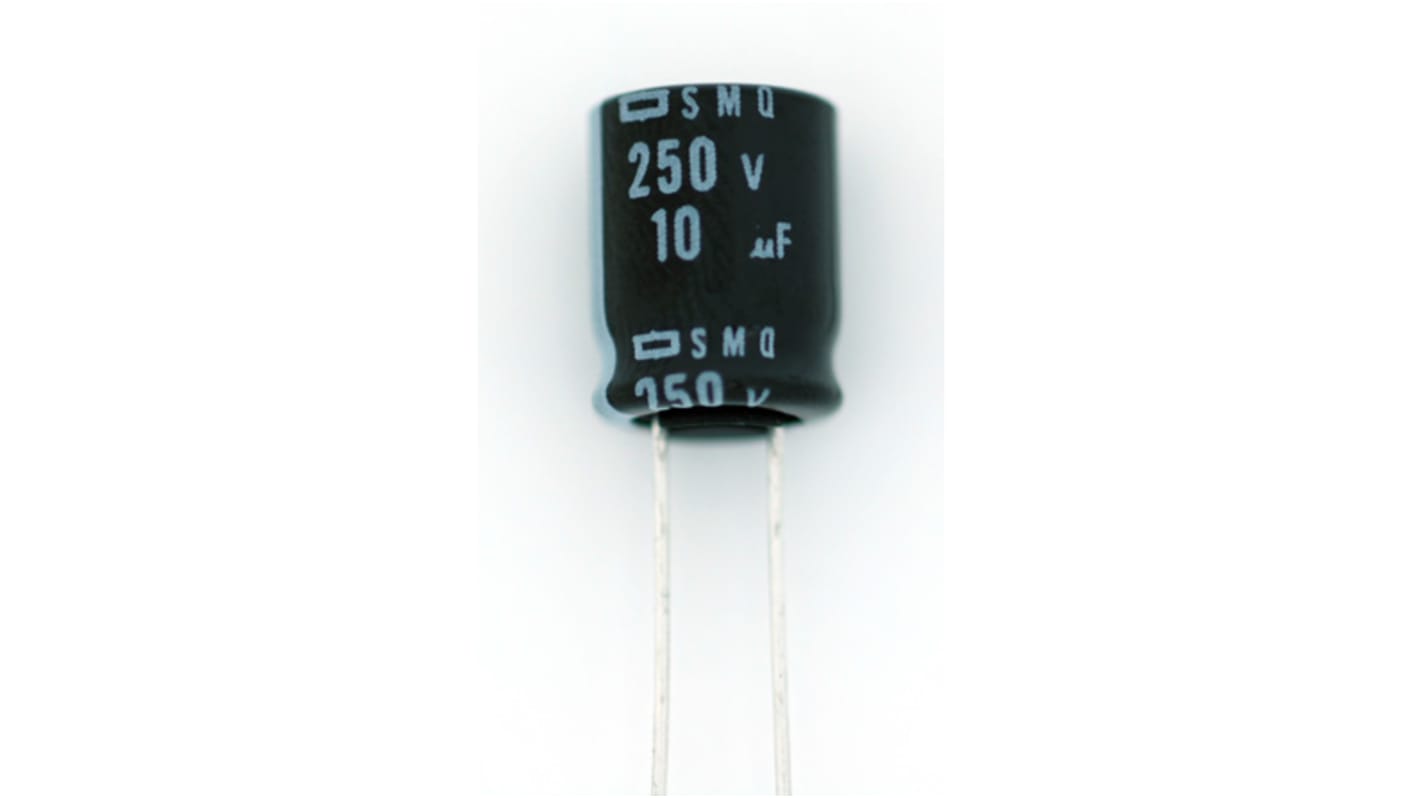 Kondensator 10μF 100V dc THT Nippon Chemi-Con roztaw: 2mm 5.5 (Dia.) x 12.5mm