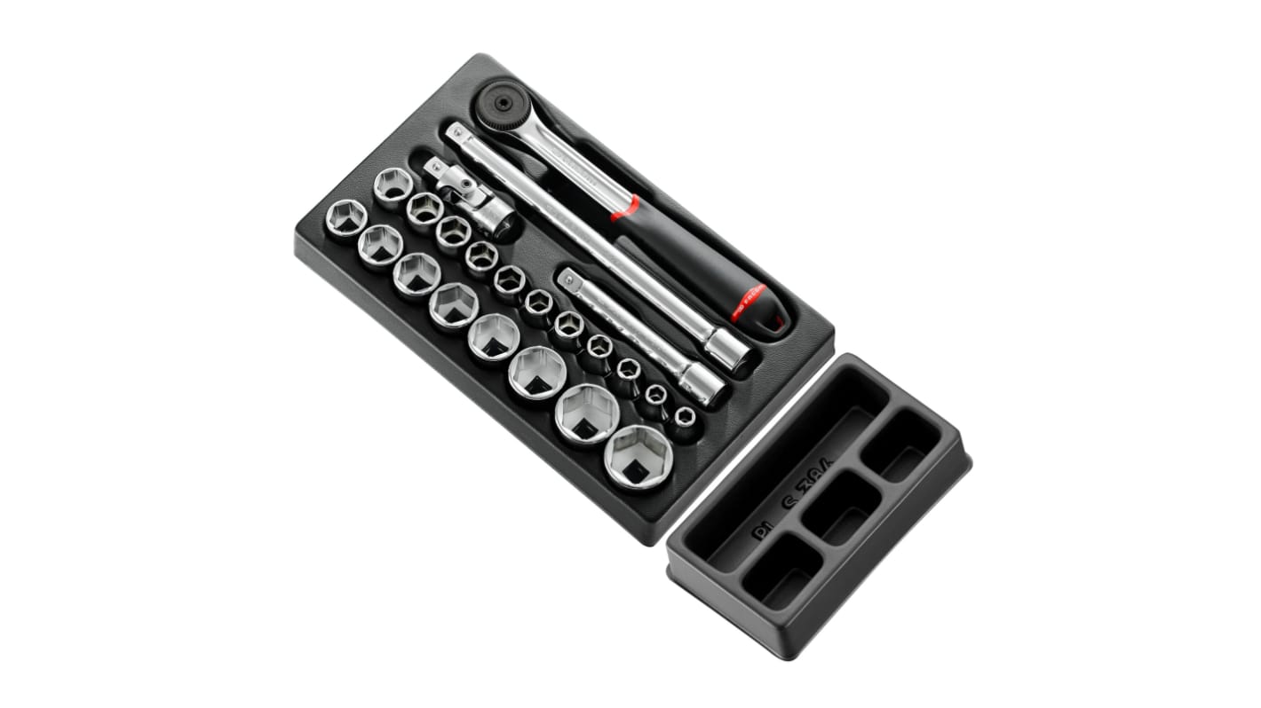 Facom ソケットセット1/2" 23ピース MOD.S161-36PB