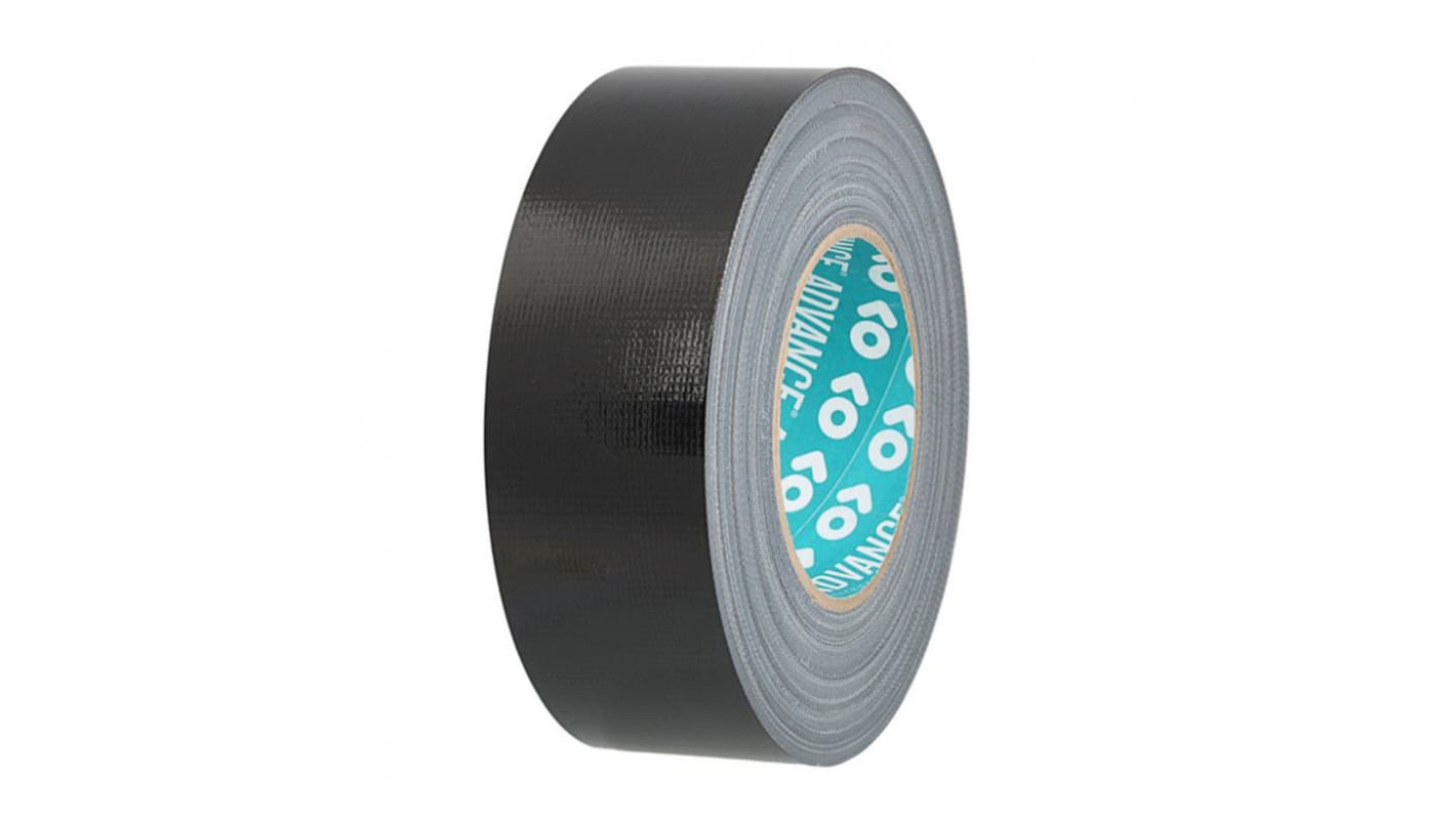 Advance Tapes AT175 Duct Tape, 50m x 50mm, Black