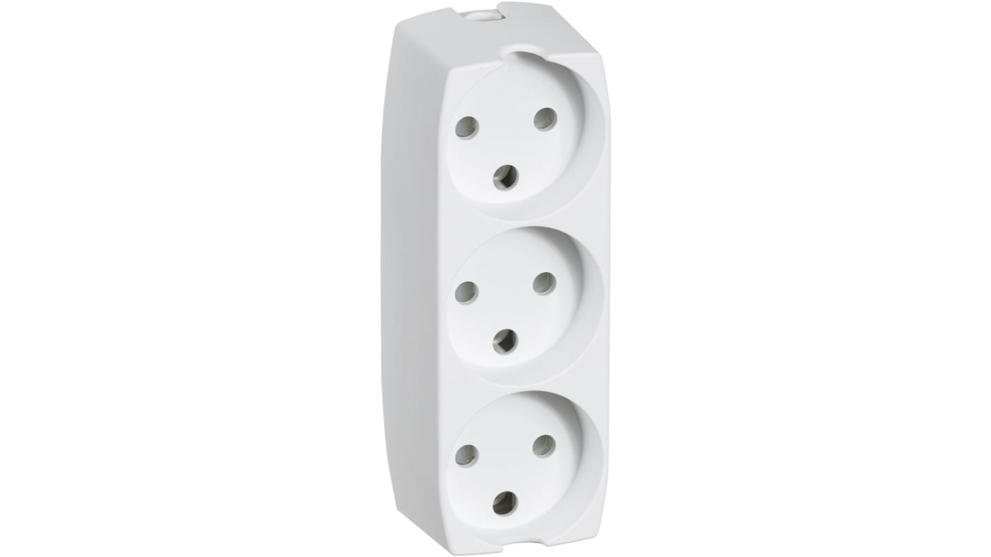 LK 3 Socket Type K - Danish Trailing Socket, 250 V