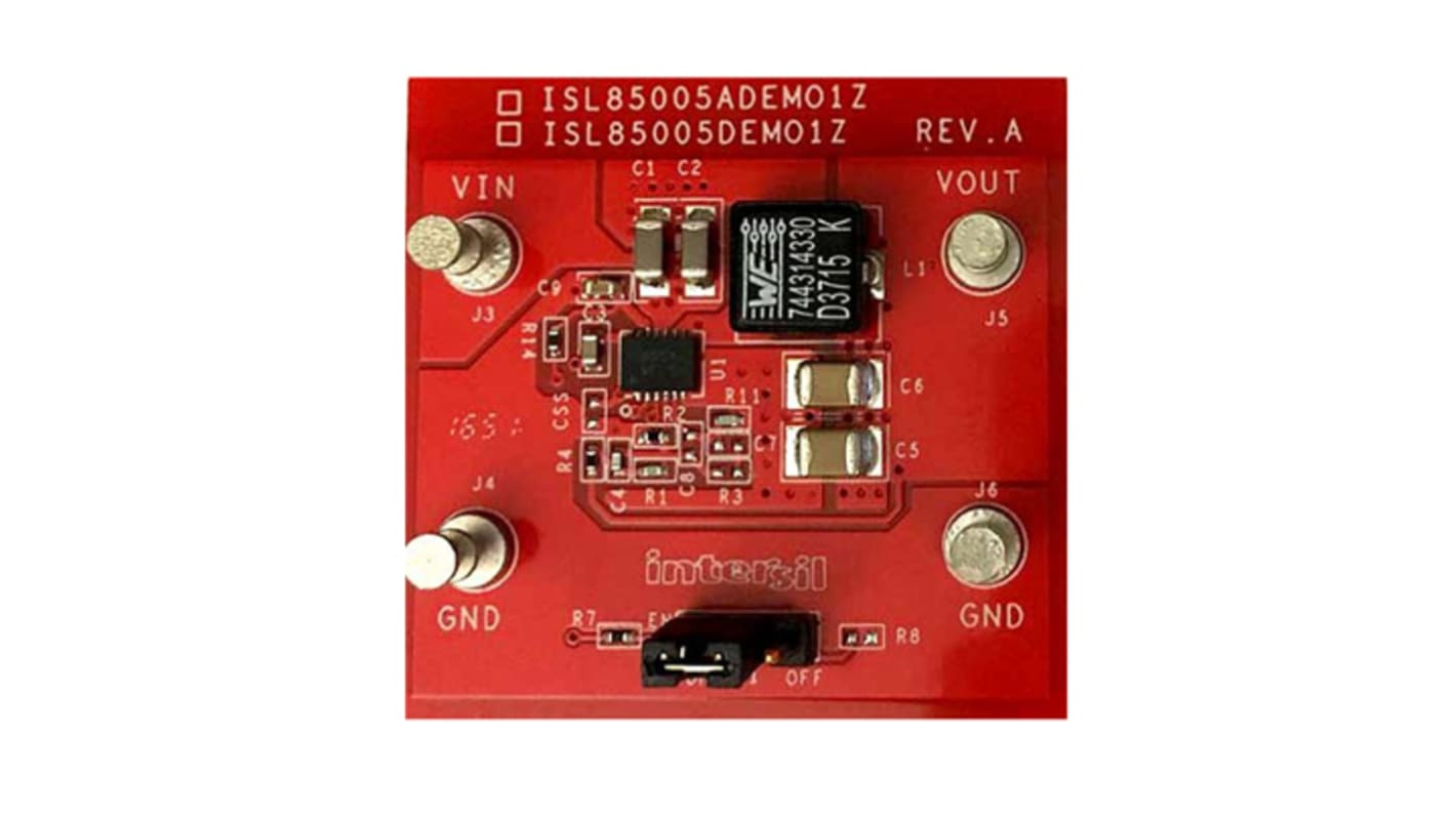 Renesas Electronics Demonstration Board Buck Regulator for ISL85005A for Synchronous Buck Regulator
