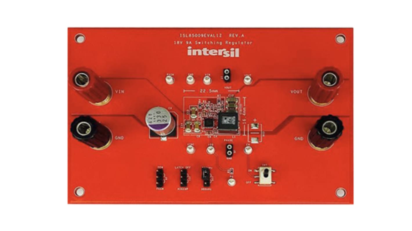 Placa de evaluación Regulador reductor Renesas Electronics Evaluation Board - ISL85009EVAL1Z