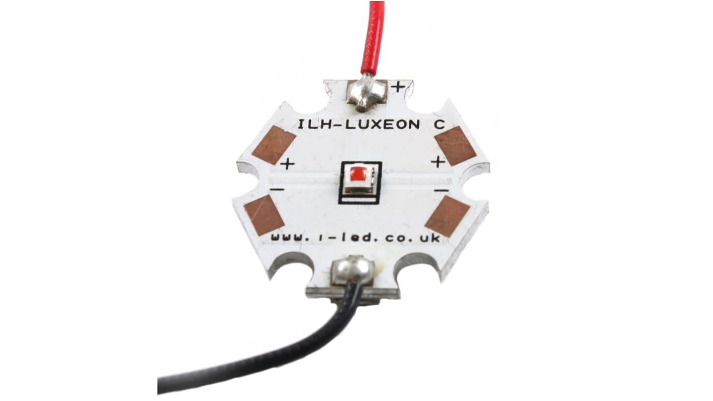 ILS ILH-LC01-FRED-SC201-WIR200., LUXEON C Circular LED Array, 1 Red LED