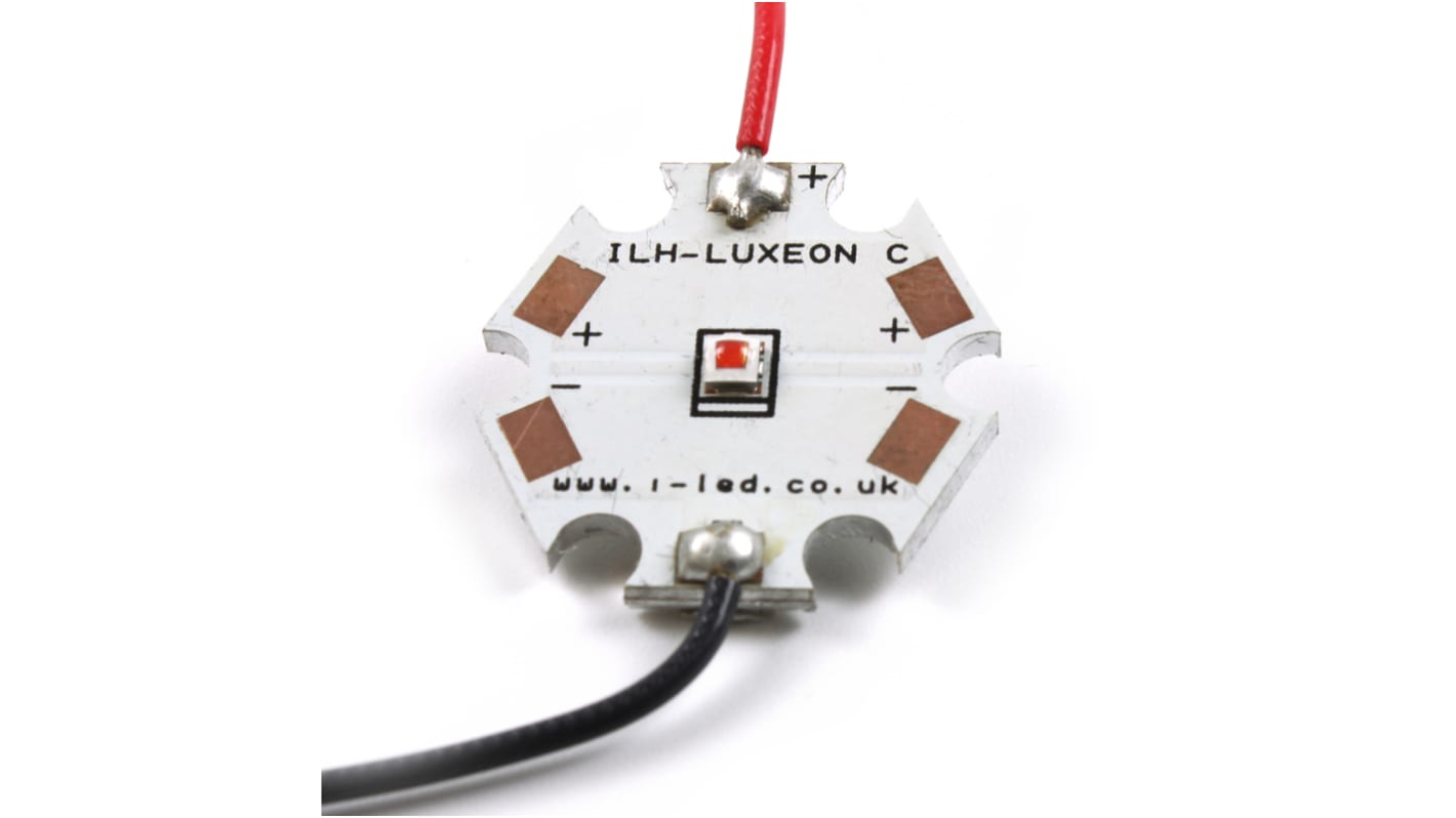Pole LED diod, řada: LUXEON C ILH-LC01-RED1-SC201-WIR200. barva Červená 35 lm ILS