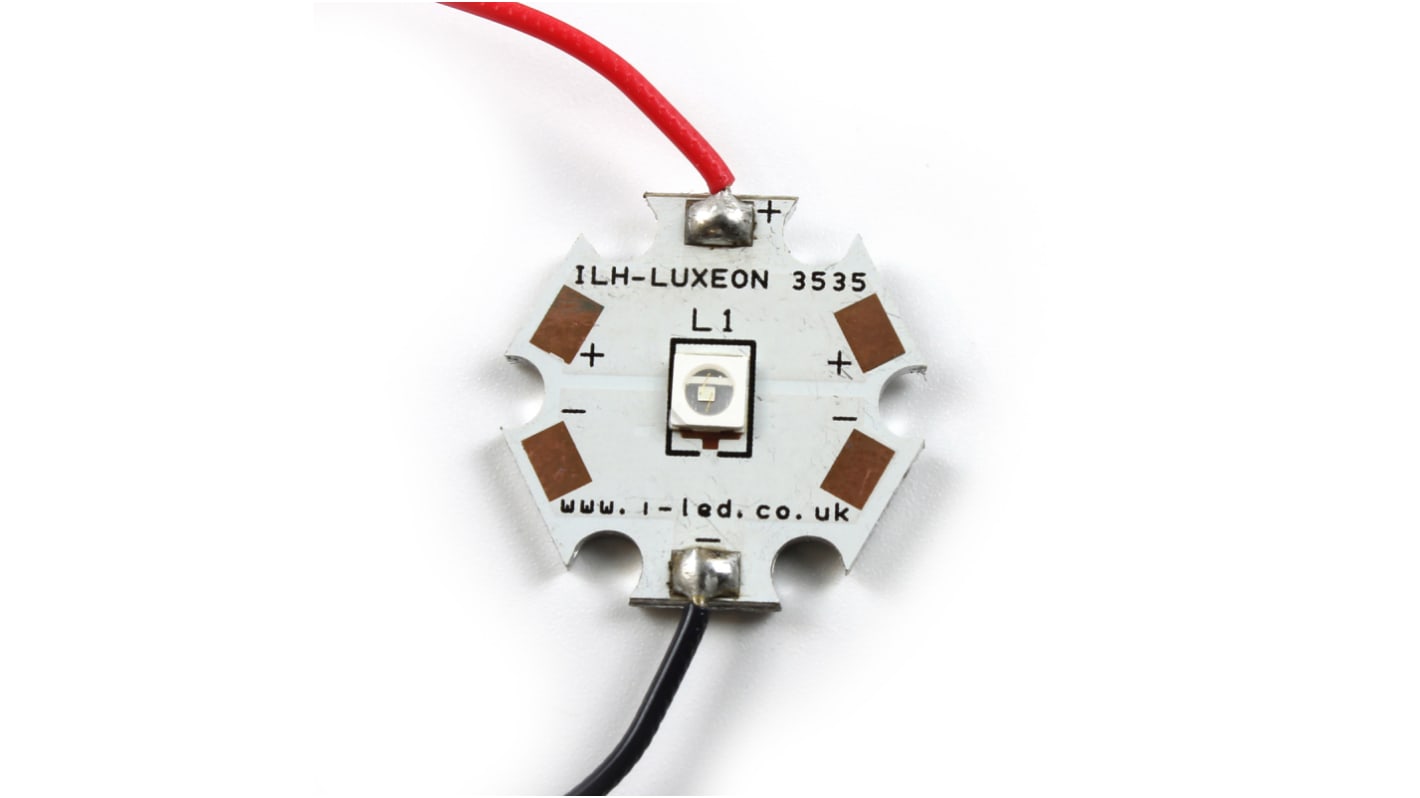 ILS ILH-LS01-LIME-SC201-WIR200., LUXEON Sunplus 35 Circular LED Array, 1 Lime LED