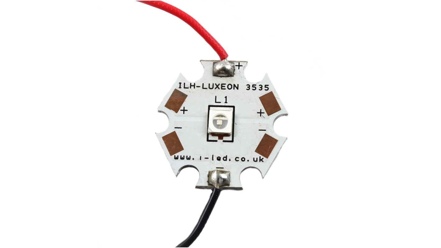 ILS ILH-LS01-PR12-SC201-WIR200., LUXEON Sunplus 35 LED Array, 1 Purple LED