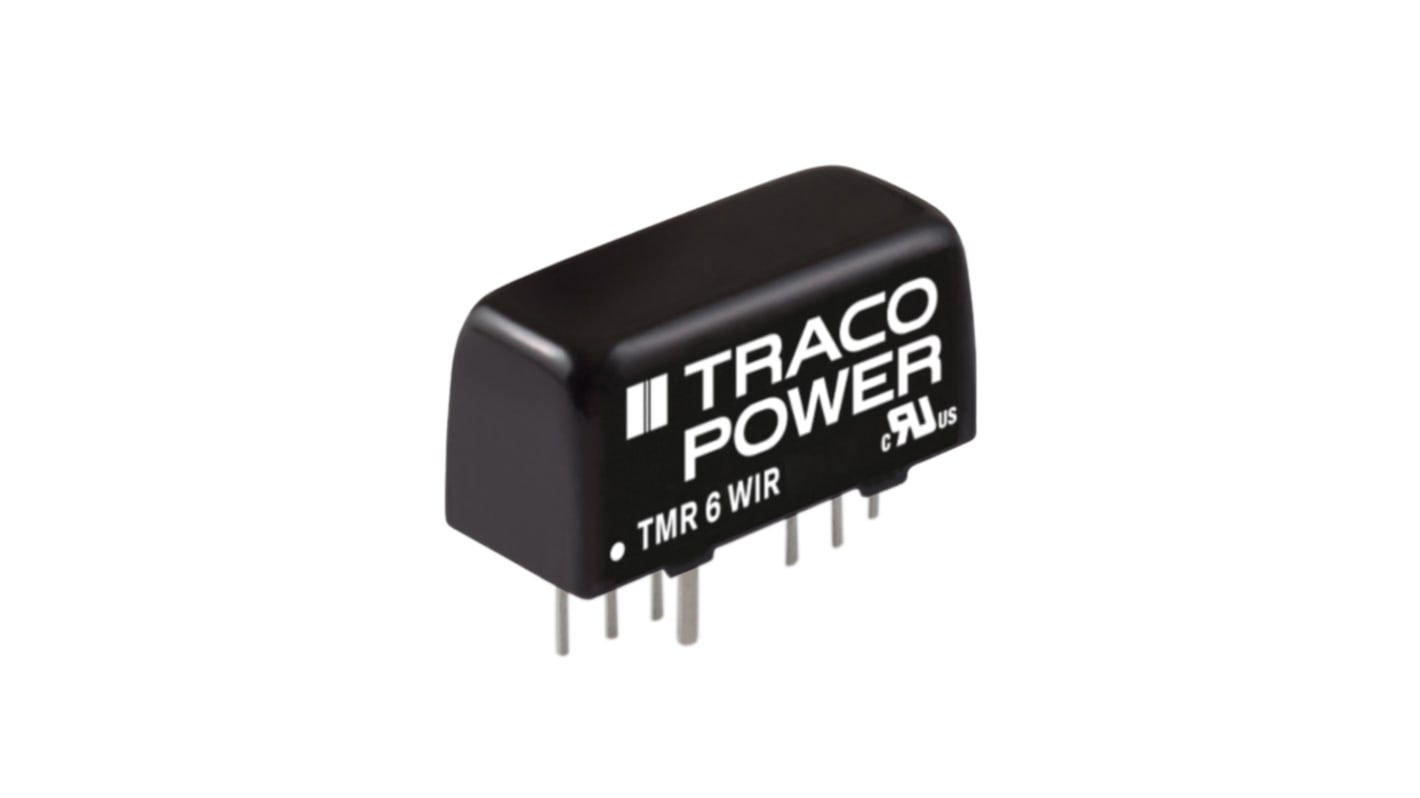 TRACOPOWER TMR 6WIR DC-DC Converter, ±15V dc/ ±200mA Output, 9 → 36 V dc Input, 6W, Through Hole, +100°C Max