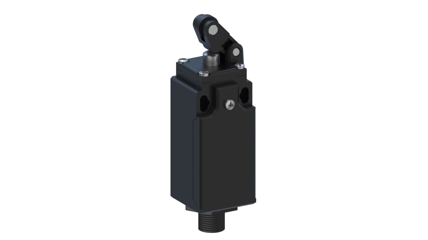 RS PRO Endschalter, Rollenhebel, DPST, Schließer/Öffner, IP 65, Kunststoff, 10A Anschluss M12