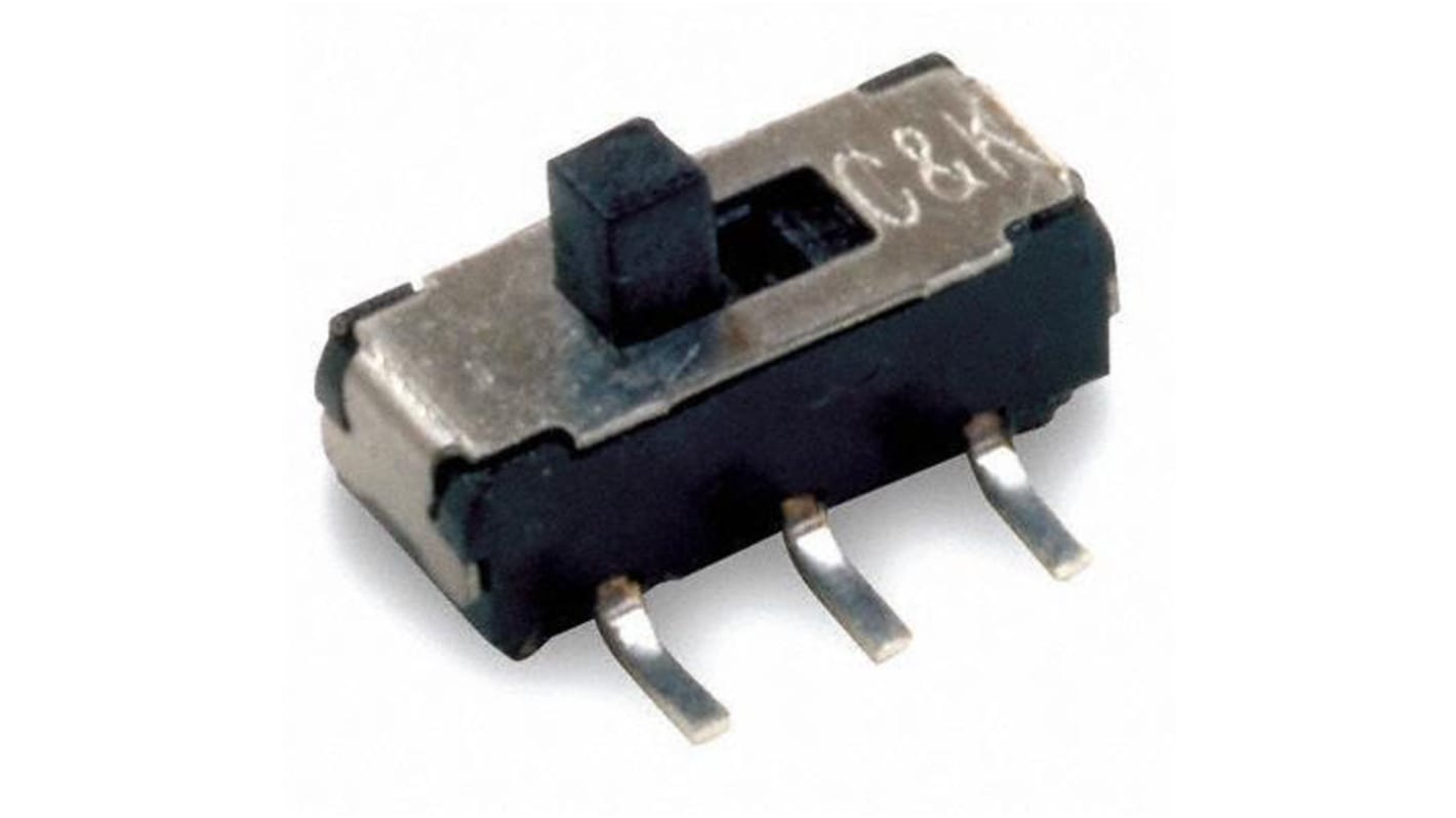 JS102011SAQN C&K COMPONENTS, Slide Switch, SPDT, On-On