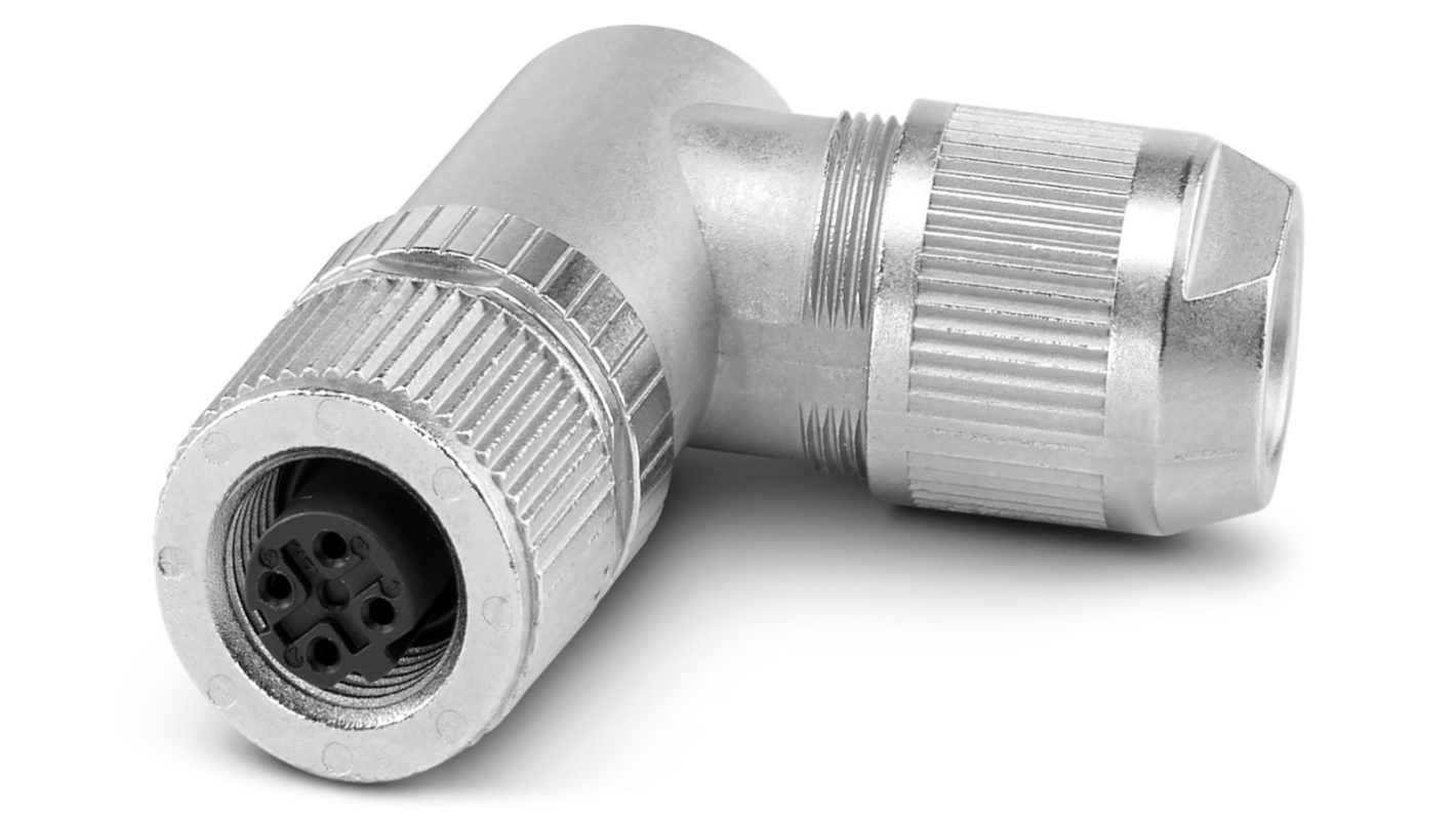 Phoenix Contact Circular Connector, 5 Contacts, Cable Mount, M12 Connector, Plug, Female, IP65, IP67, SACC Series