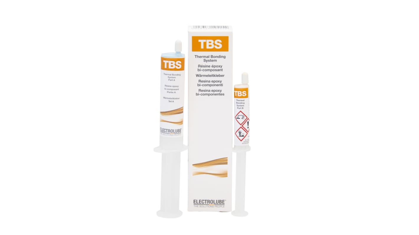 Electrolube TBS20S Wärmeleitkleber Paste, Spritze 20 ml, für Metall, Kunststoff