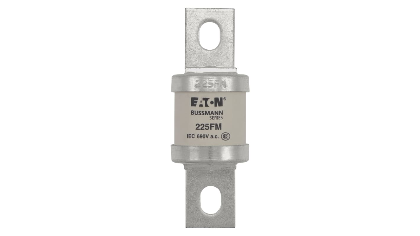 Eaton 225A British Standard Fuse, FM, 690 V ac, 500V dc, 80 → 85mm