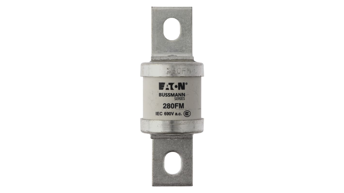 Eaton 280A British Standard Fuse, FM, 690 V ac, 500V dc, 80 → 85mm