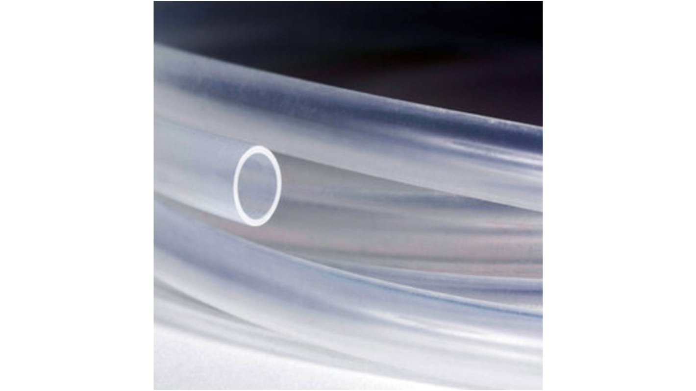 Saint Gobain Versilon™ PFA-F PFA, Flexible Tube, 6mm ID, 8mm OD, Clear, 50m