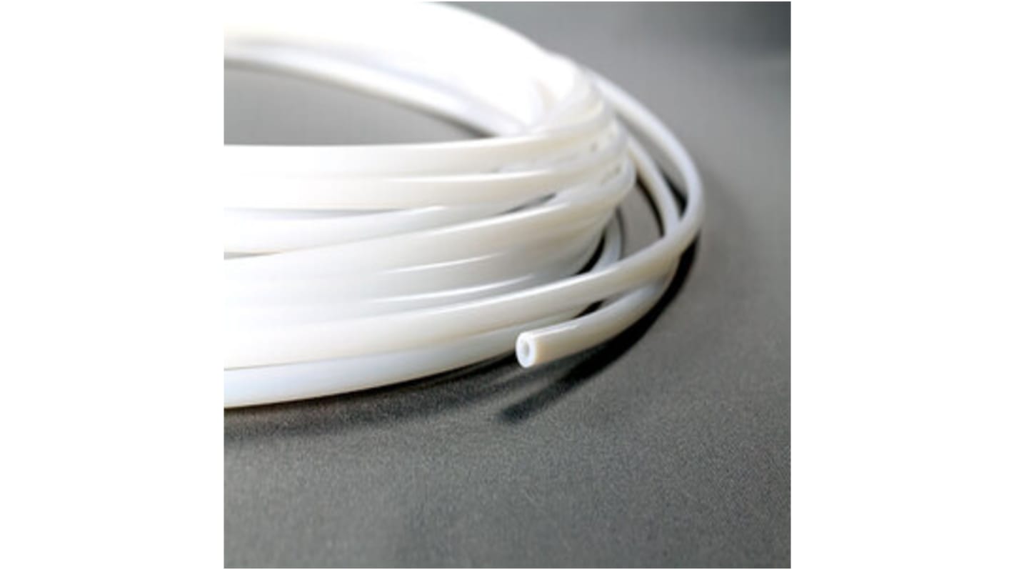Saint Gobain Versilon™ PTFE-F PTFE, Flexible Tube, 4mm ID, 6mm OD, Clear, 50m