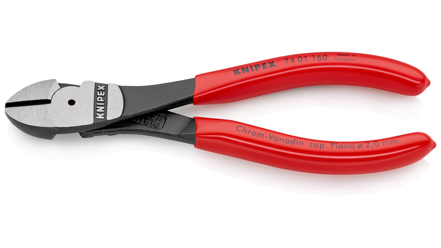 Knipex Knipex Kraft-Seitenschneider 160 mm, Schneidleistung 3.1mm