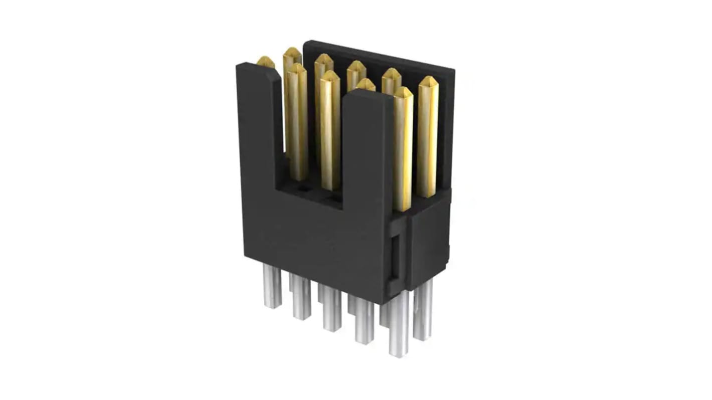 Samtec FTSH Series Straight Through Hole Pin Header, 10 Contact(s), 1.27mm Pitch, 2 Row(s), Unshrouded