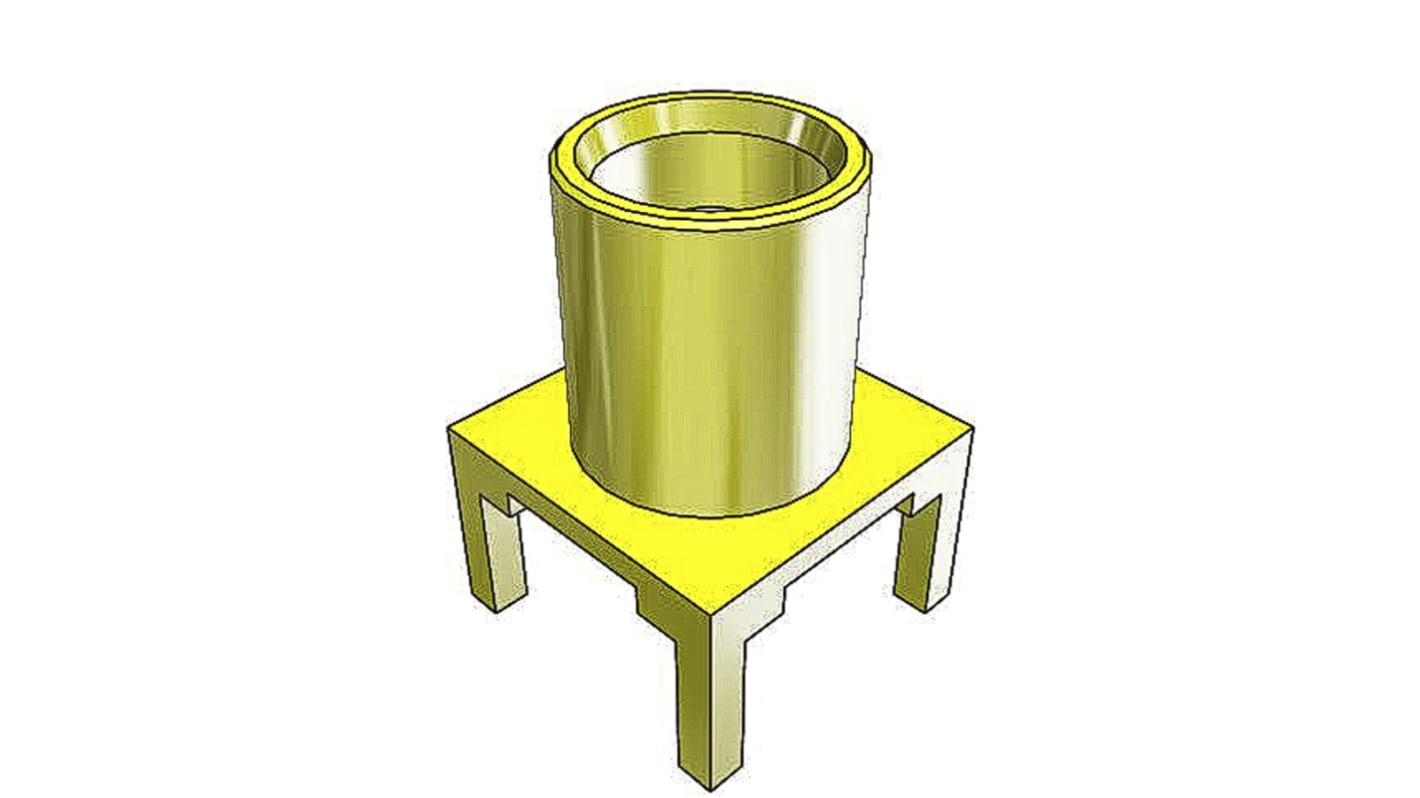 Samtec MCX Series, jack Through Hole MCX Connector, 50Ω, Solder Termination, Straight Body