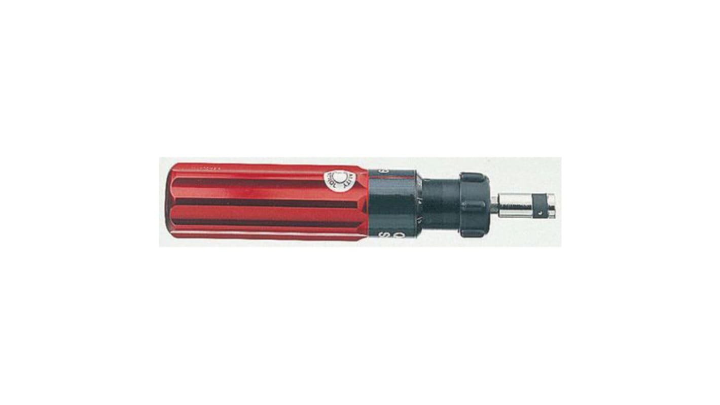 RS PRO Pre-Settable Hex Torque Screwdriver, 1 → 6Nm, 1/4 in Drive, ±6 % Accuracy - With RS Calibration