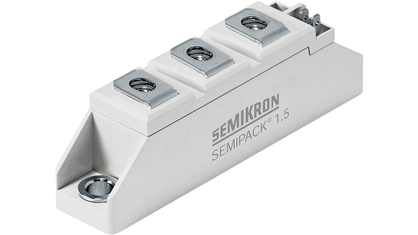 Semikron SKKT 27B12 E, Dual Thyristor Module 1200V, 25A 150mA