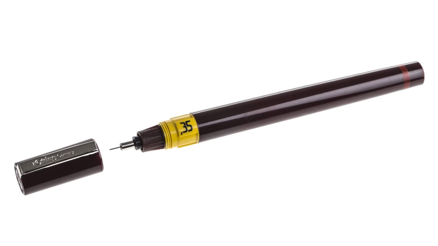 Rotring Yellow Isograph Pen 0.35 mm Tip Size