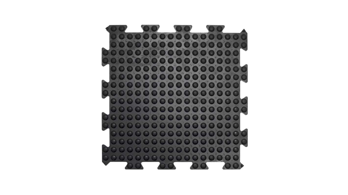 Coba Europe Bubblemat Connect Natural Rubber Anti-Fatigue Mat, 50cm x 50cm x 13.5mm