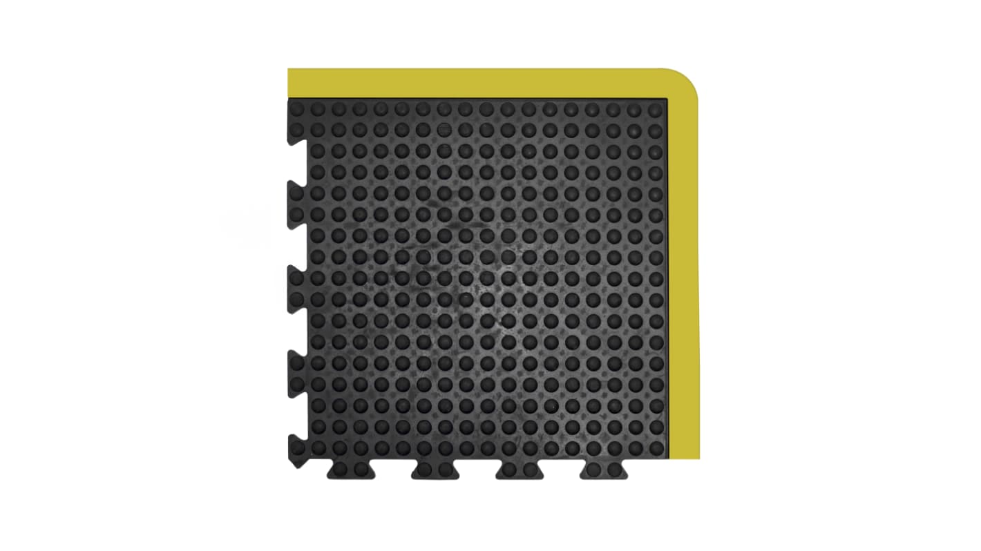 Coba Europe Bubblemat Connect Natural Rubber Anti-Fatigue Mat, 50cm x 50cm x 13.5mm
