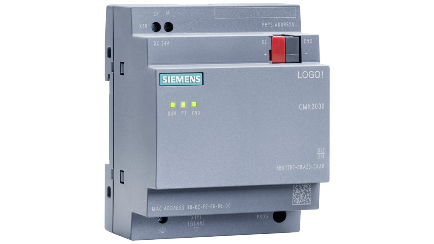 Siemens LOGO! Series Communication Module for Use with LOGO! 8, LOGO! 8.2, 24 V dc Supply, Digital Output, 2-Input,