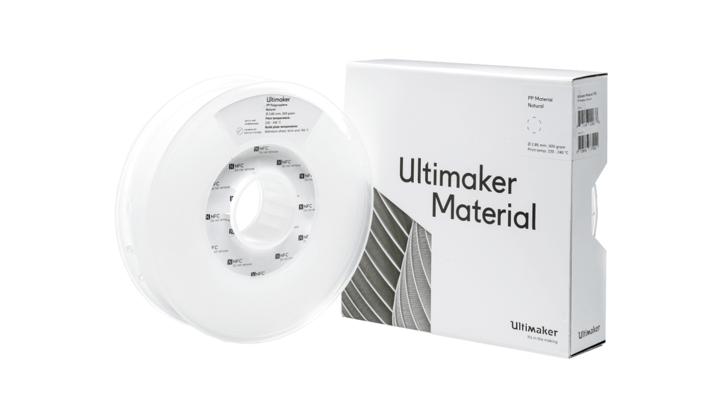 Ultimaker 2.85mm Gennemsigtig Pc 3D printerfilament, 750g