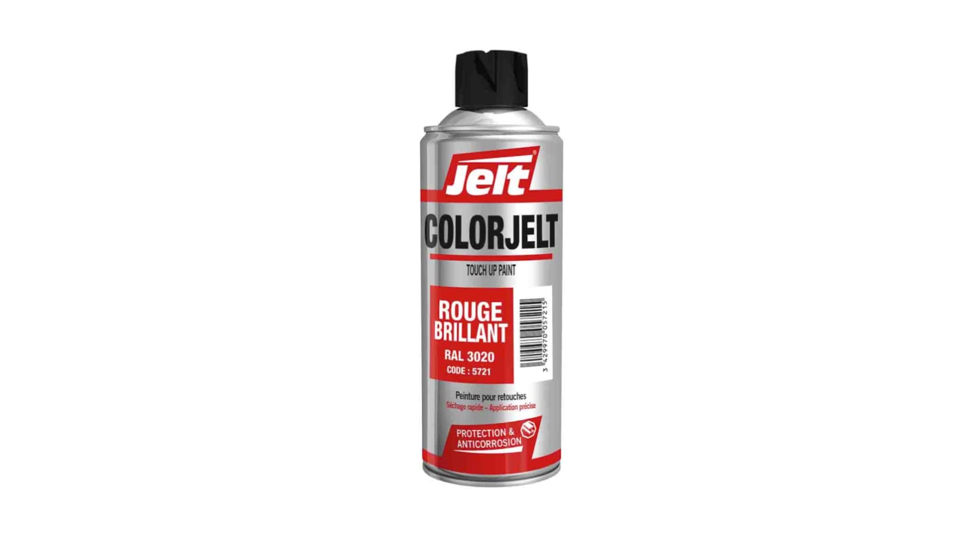 Peinture aérosol Jelt, Rouge Brillant, 400ml