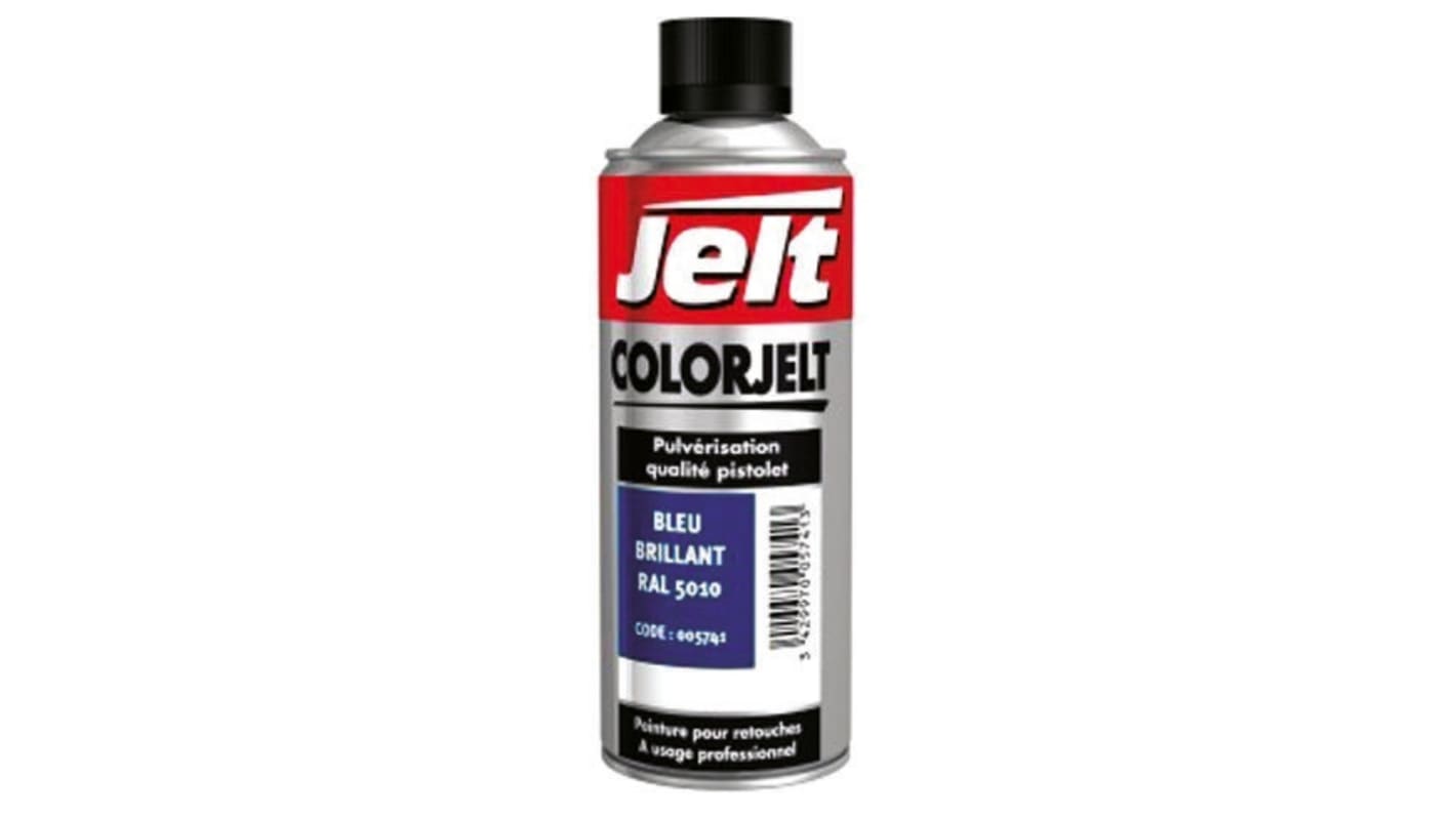 Peinture aérosol Jelt Colorjet, Bleu RAL 5010 Brillant, 400ml