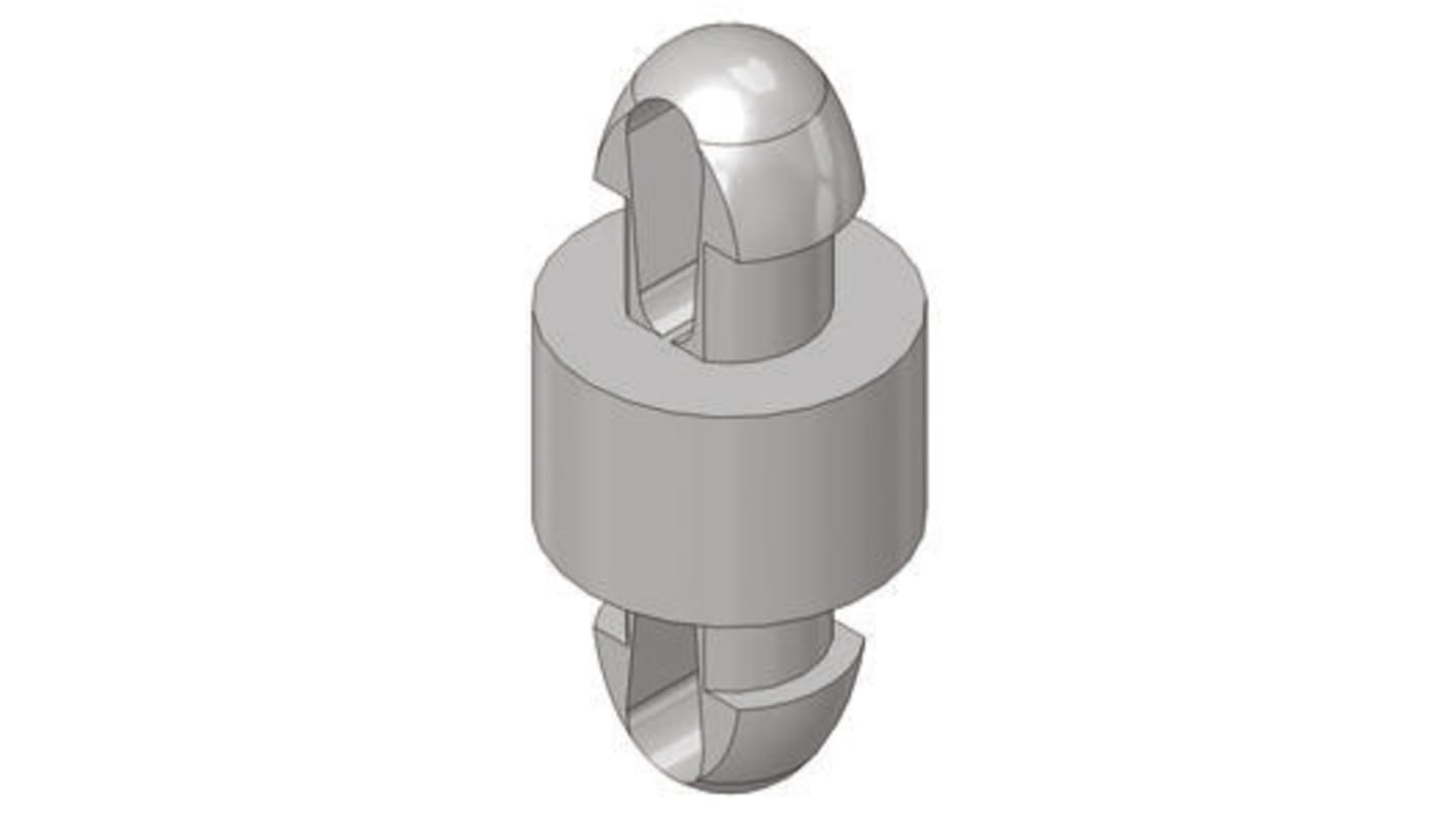 MDLSP-1-100-20M-01, 20mm High Nylon PCB Post for 2.5mm PCB Hole, 4.6mm Base