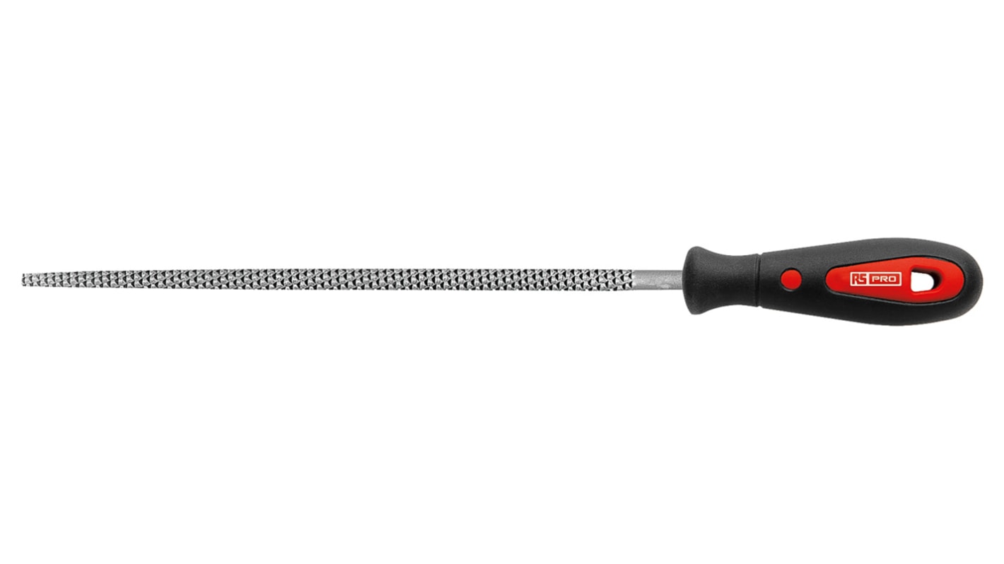 RS PRO 200mm, Bastard, Rasp Cut, Round Engineers File