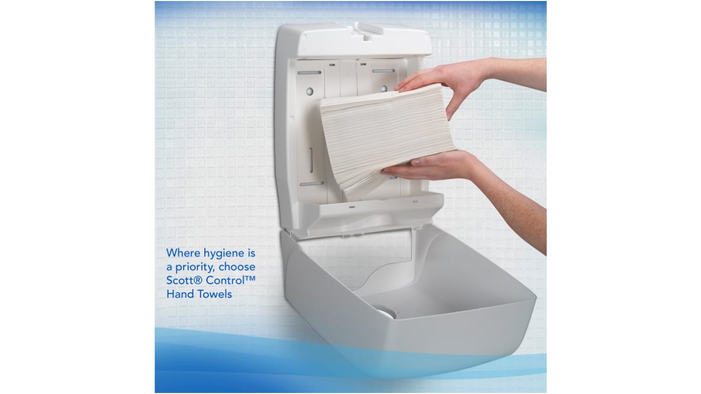 Asciugamani di carta Kimberly Clark, in , 1 strato, 300 fogli da 210 x 215mm