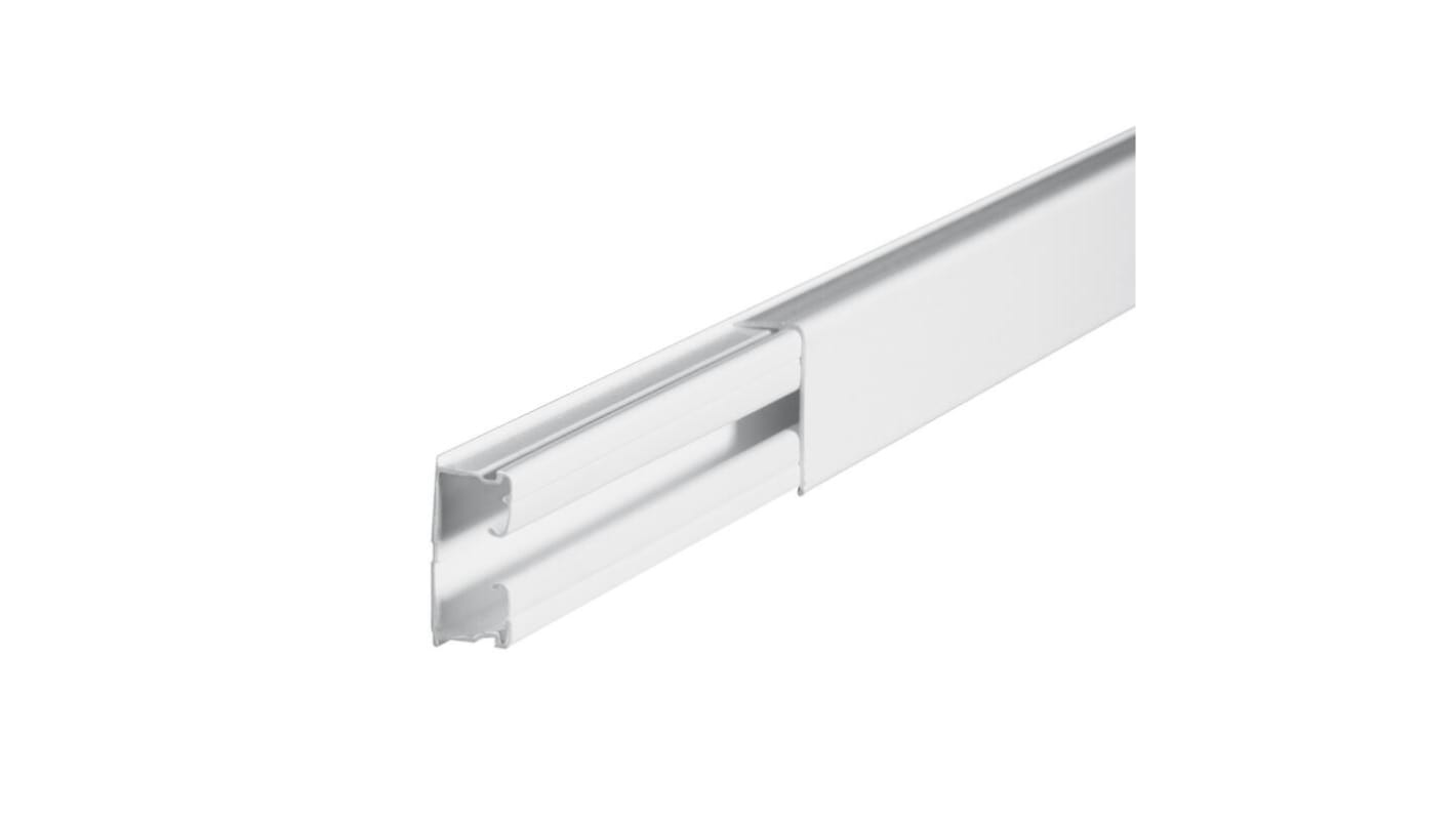 Legrand DLP White Mini Trunking - Closed Slot, W16 mm x D32mm, L2.1m, PVC