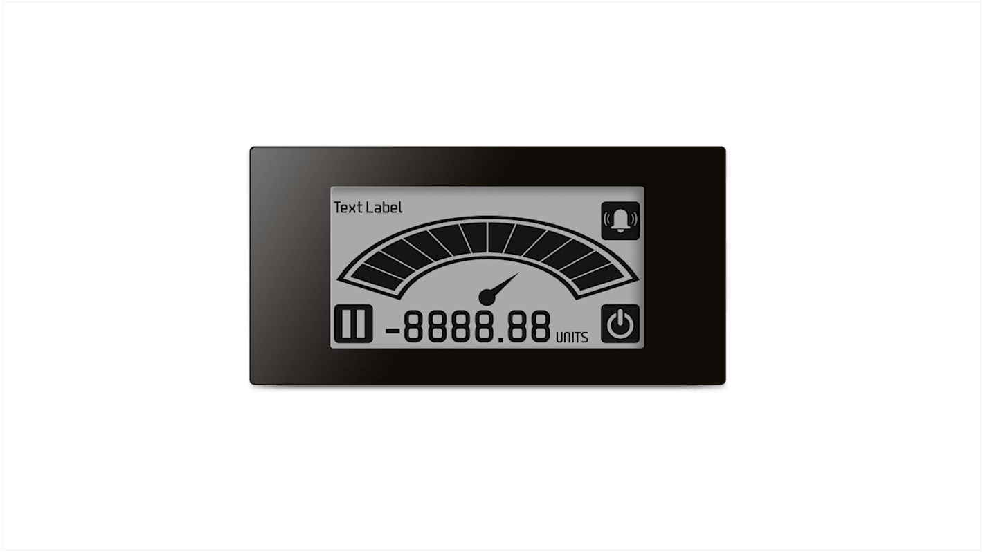 Lascar B Series Digital Voltmeter DC, E -paper Dot Matrix Display 6-Digits