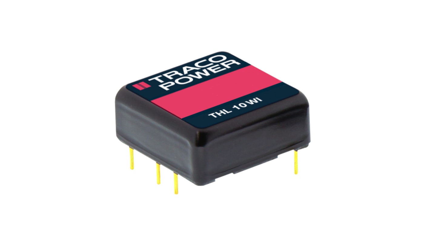 TRACOPOWER THL 10WI DC/DC-Wandler 10W 48 V dc IN, ±15V dc OUT / ±330mA Durchsteckmontage 1.5kV dc isoliert