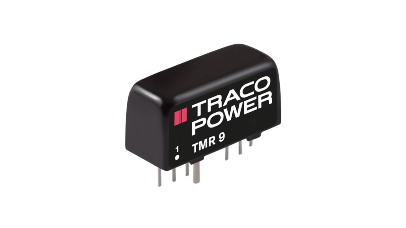 TRACOPOWER TMR 9 DC-DC Converter, 5V dc/ 1.6A Output, 18 → 36 V dc Input, 9W, Through Hole, +85°C Max Temp -40°C