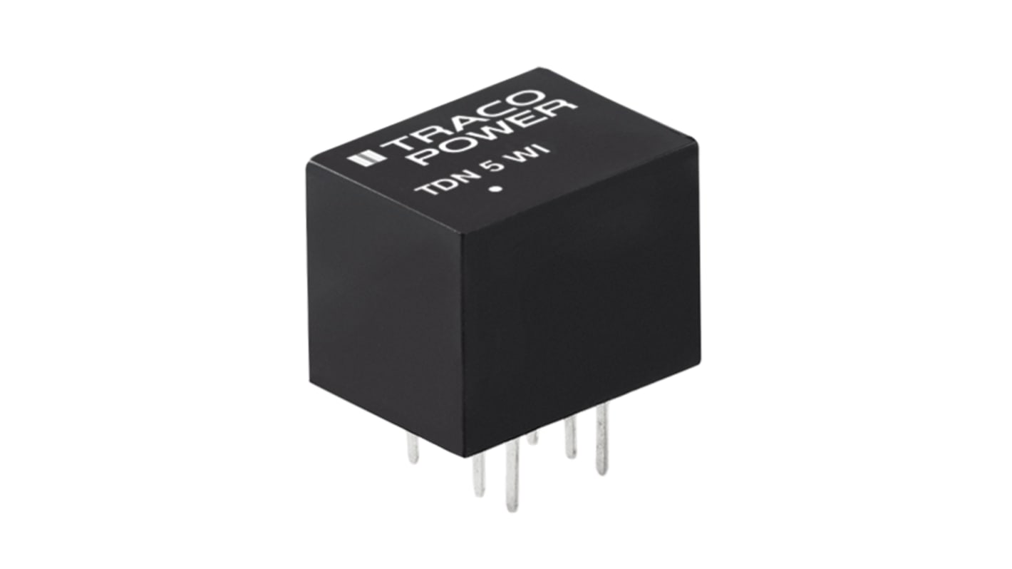 TRACOPOWER TDN 5WI DC/DC-Wandler 5W 9 V dc IN, 3.3V dc OUT / 1A Durchsteckmontage 1.5kV dc isoliert