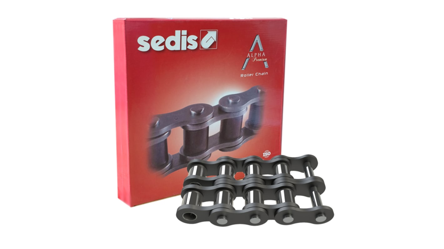 Sedis 10B-2 Duplex Roller Chain, 5m, ALPHA