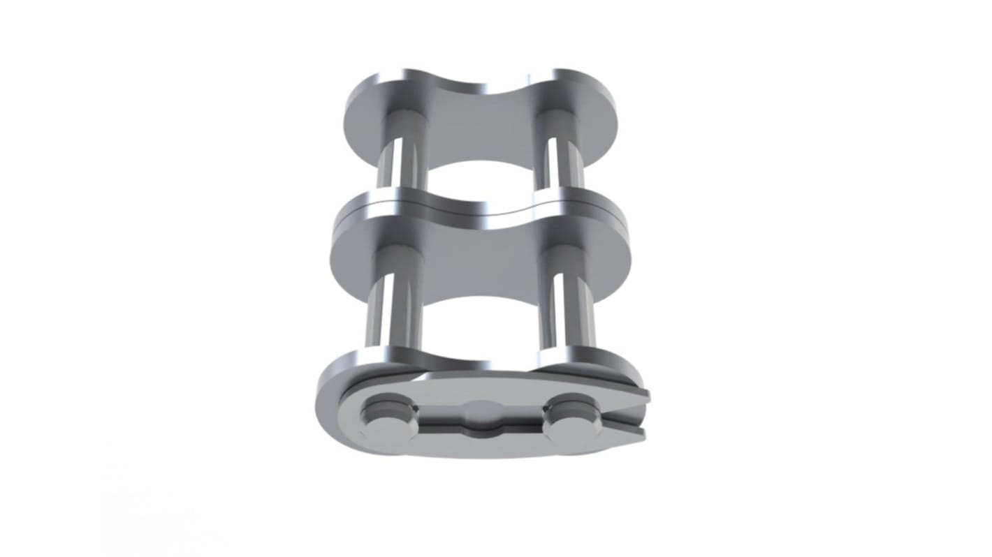 Sedis ALPHA 12B-2 Spring Clip Stainless Steel Roller Chain Link