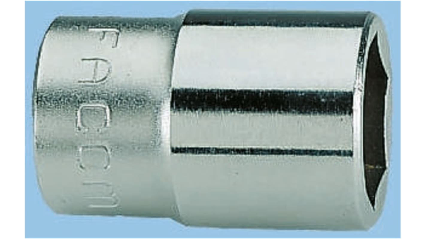 Facom 1/2 in Drive 8mm Bi-Hexagon, 36 mm Overall Length