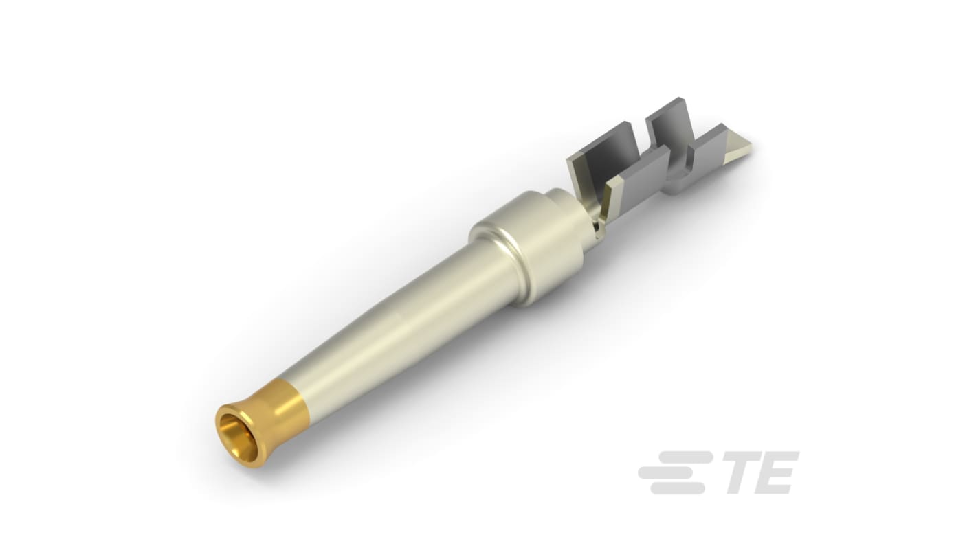 TE Connectivity D-Sub触点, 母座, 尺寸20, 压接端接, 28 → 24 AWG, 14.4mm长, 金镀镍磷铜, AMPLIMITE HD-20系列