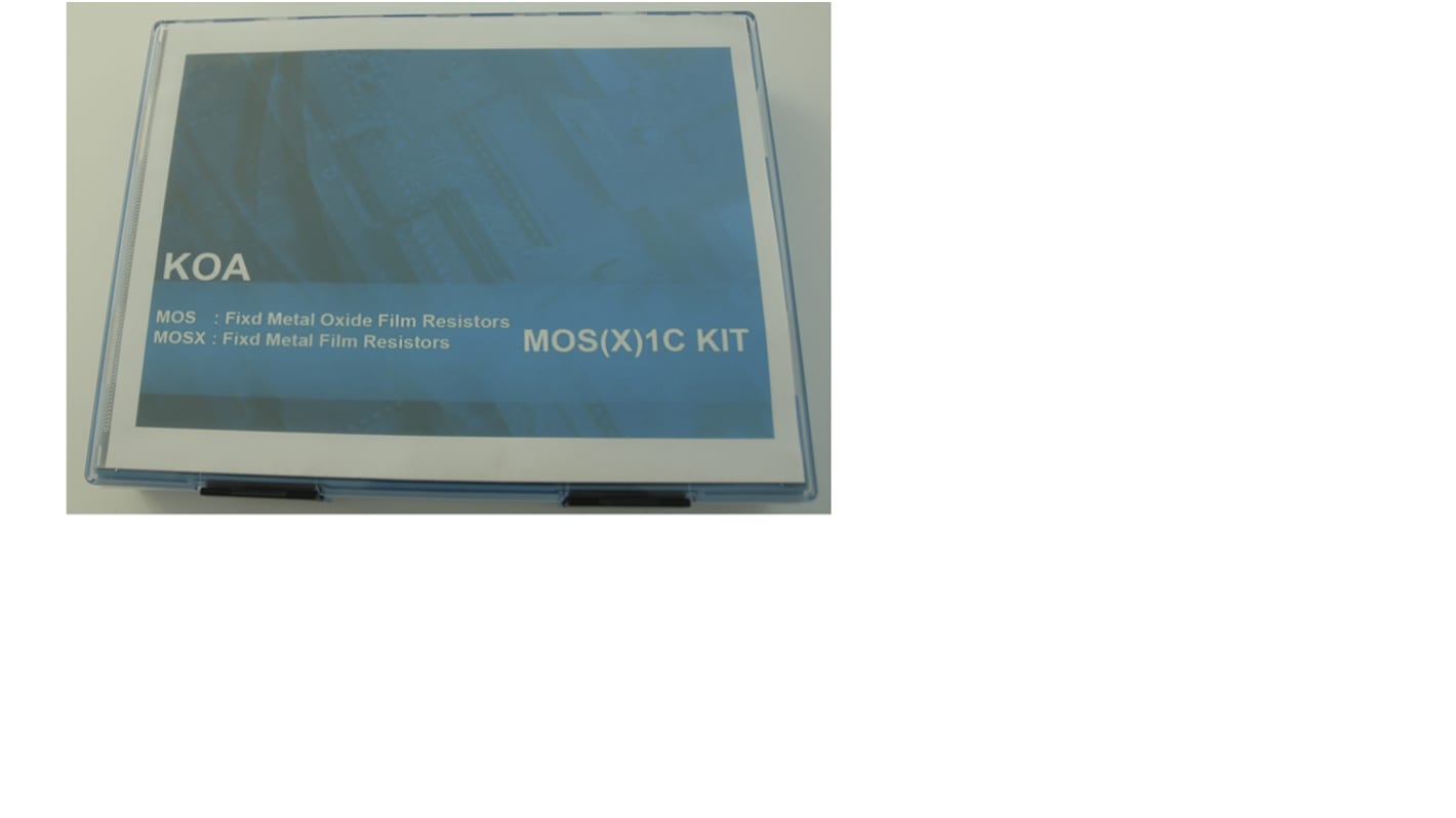 KOA, MOSX Metal Oxide, Through Hole 47 Resistor Kit, with 2350 pieces, 0.1 Ω → 100 kΩ