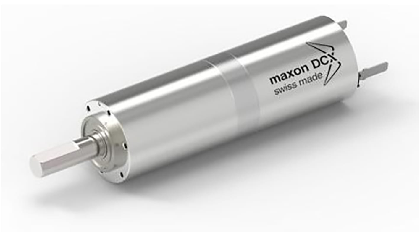 Maxon Brushed Geared DC Geared Motor, 22.7 W, 12 V dc, 3.3 Nm, 3.8 Nm, 97 rpm, 6mm Shaft Diameter