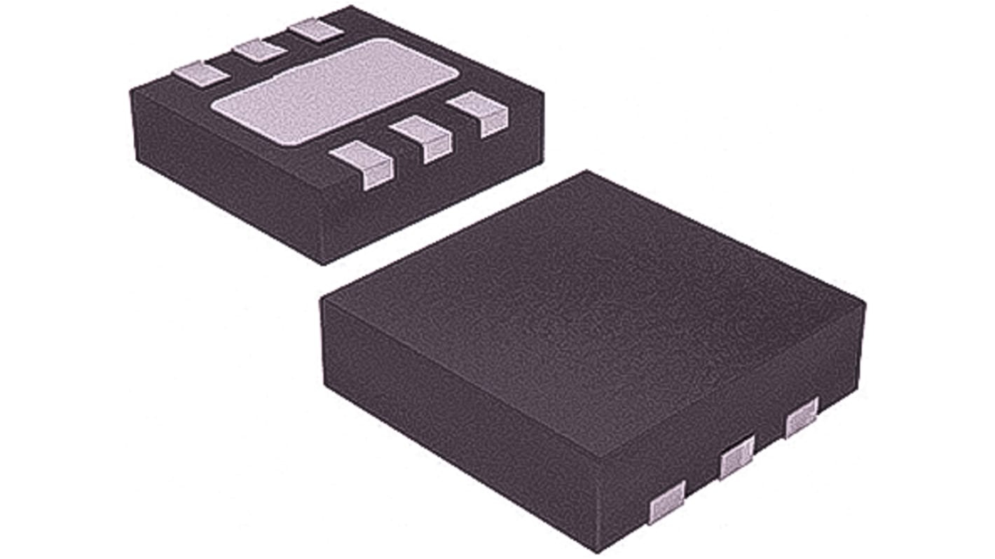 Amplificador operacional TSU111IQ1T Baja Potencia, 5 V 11.5kHz CMOS DFN, 6 pines, Entrada / salida Rail-to-Rail