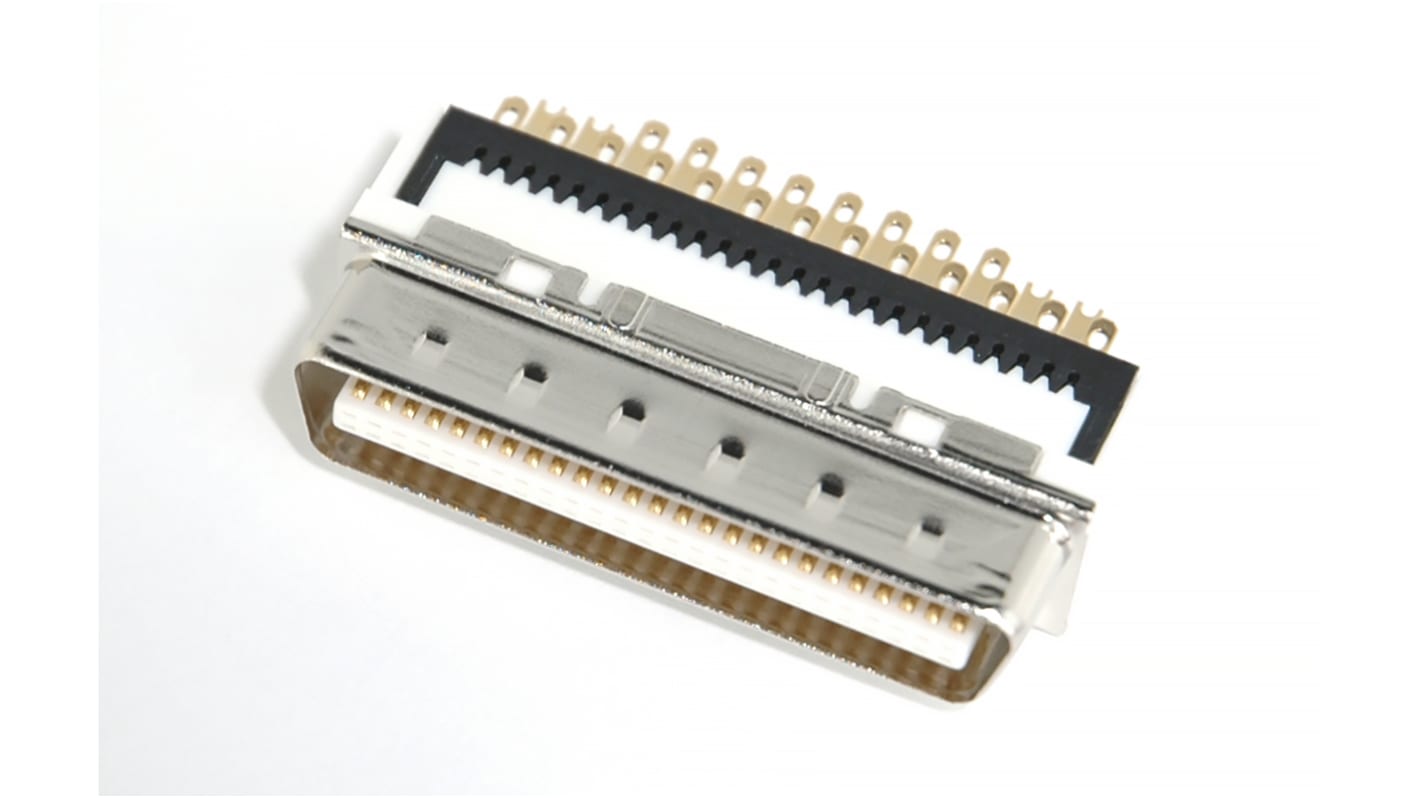 Hirose SCSI-Steckverbinder 50-polig Gerade, Kabelmontage DX