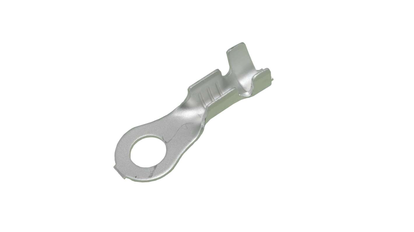 JST, SRB Uninsulated Ring Terminal, M4 Stud Size, 1mm² to 2.5mm² Wire Size