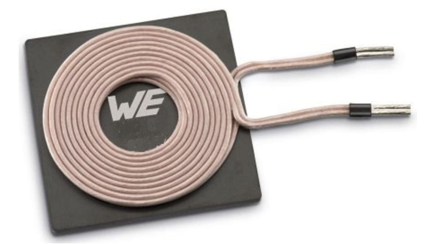 Wurth Elektronik WE-WPCC Wireless Charging Coil Transmitter 2.5A, 6.5 μH, 20.5mm dia.